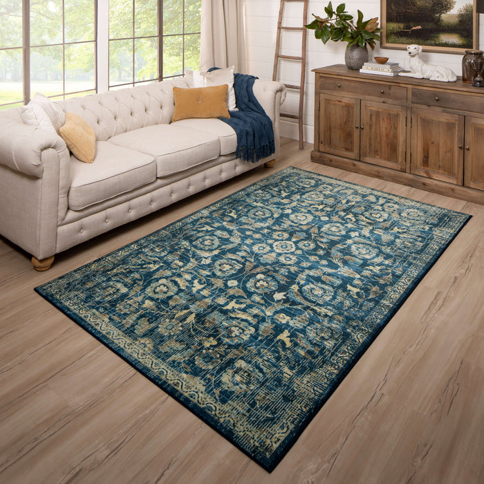 Technicolor Belham Blue Area Rug