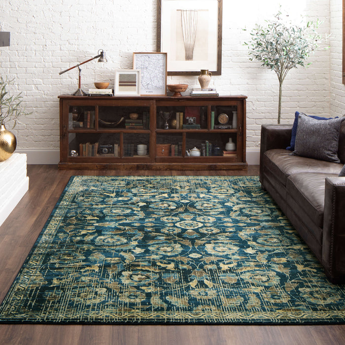 Technicolor Belham Blue Area Rug