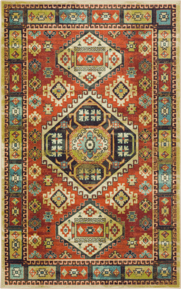 Technicolor Balta Multicolor Area Rug