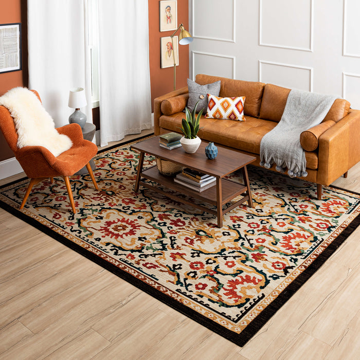 Heritage Barbette Cream Area Rug
