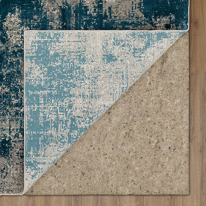 Karastan Tryst Bari Gray Blue Area Rug