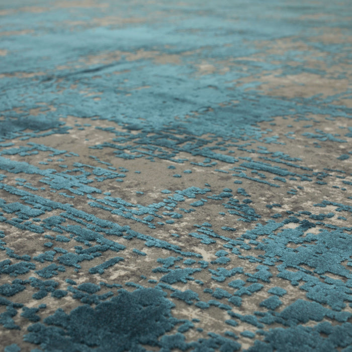 Karastan Tryst Bari Gray Blue Area Rug