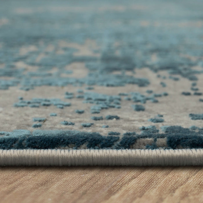 Karastan Tryst Bari Gray Blue Area Rug
