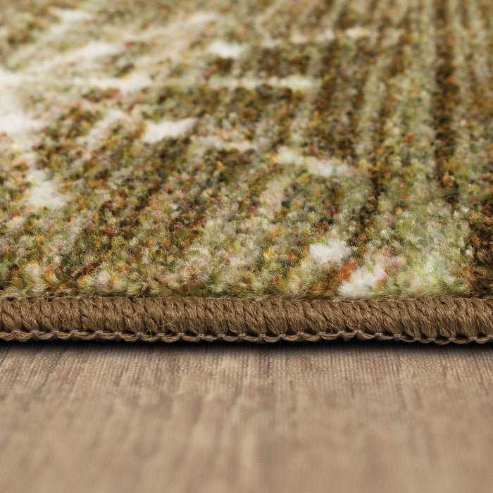 Farmhouse Snowflakes Gray & White Accent Rug