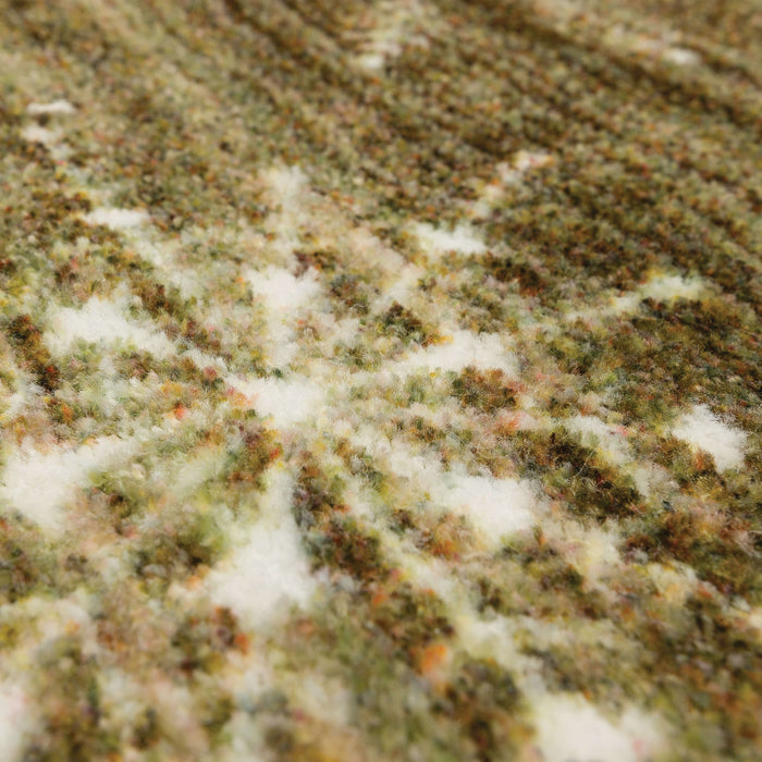 Farmhouse Snowflakes Gray & White Accent Rug