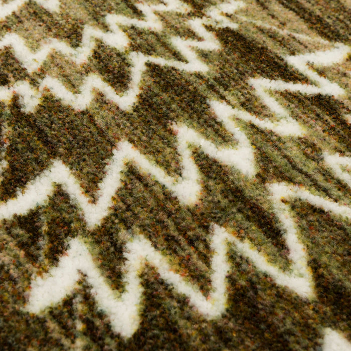 Farmhouse Yuletide Gray & White Accent Rug