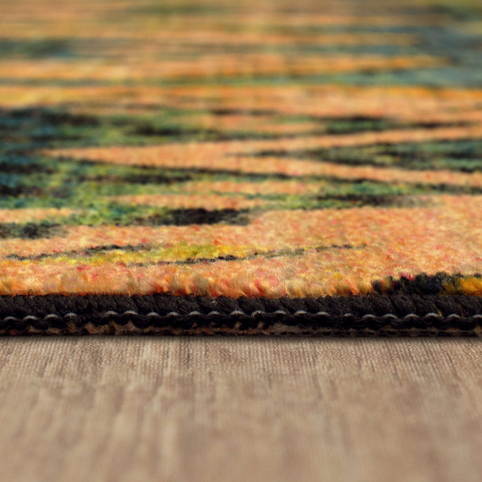 Nina Orange Area Rug