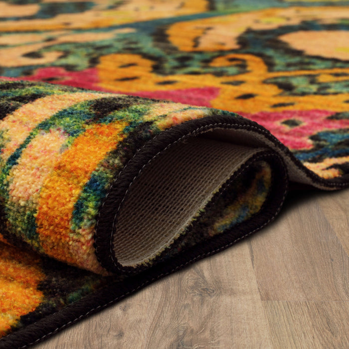 Nina Orange Area Rug