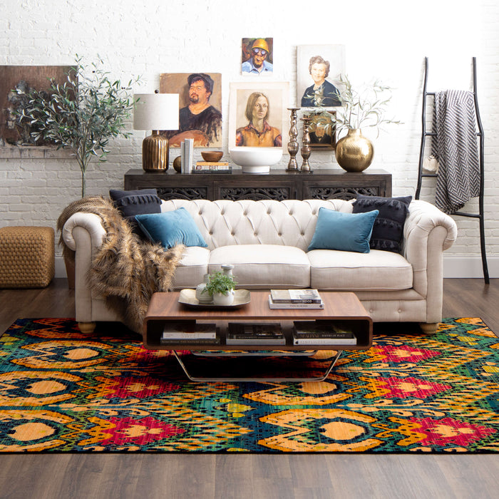 Nina Orange Area Rug