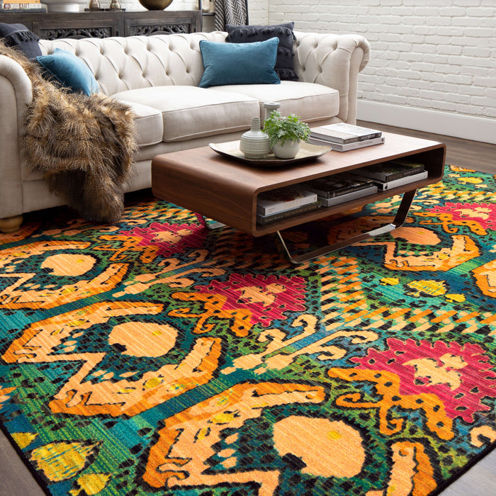 Nina Orange Area Rug