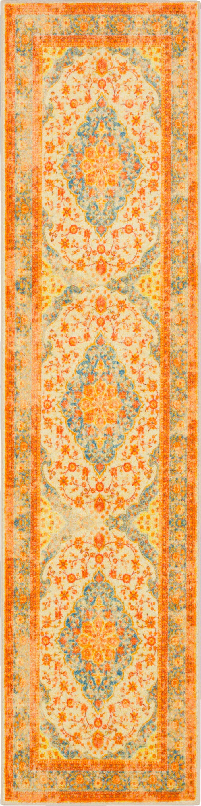 Technicolor Soraya Orange Area Rug