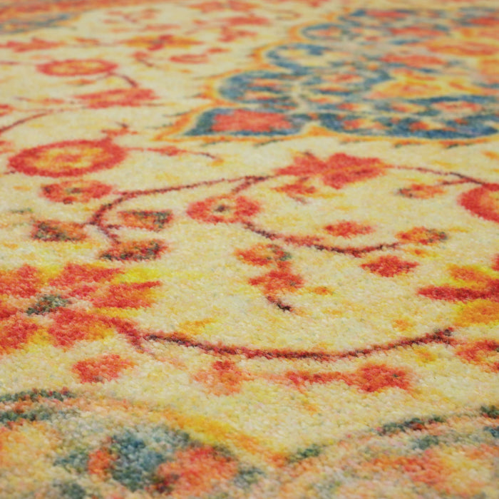 Technicolor Soraya Orange Area Rug