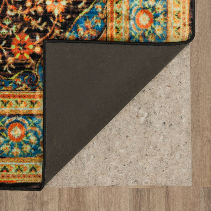 Technicolor Soraya Blue & Orange Area Rug