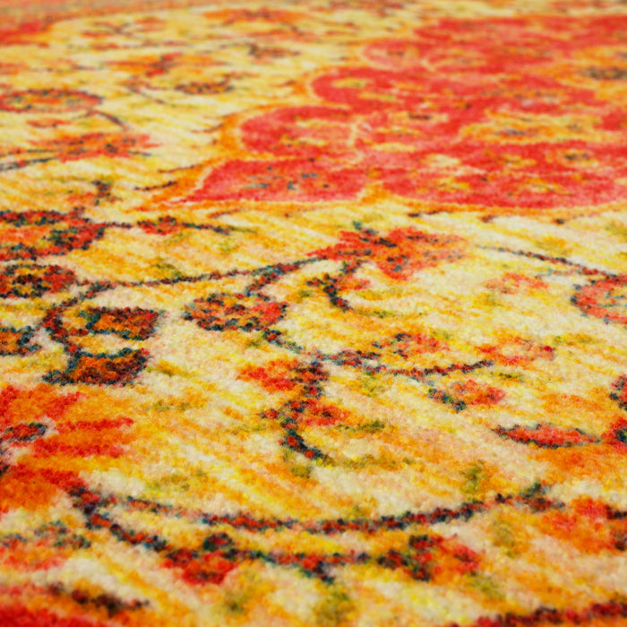 Technicolor Soraya Red & Gold Area Rug