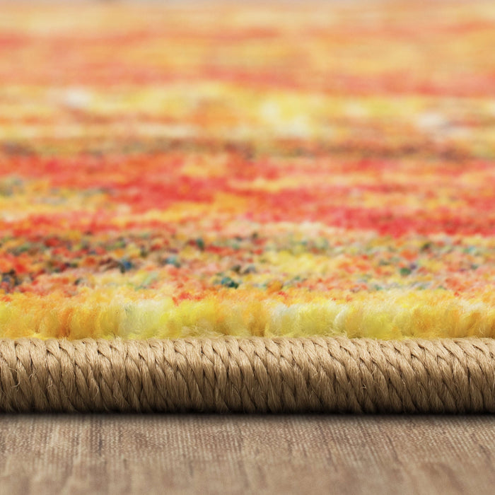 Technicolor Soraya Red & Gold Area Rug