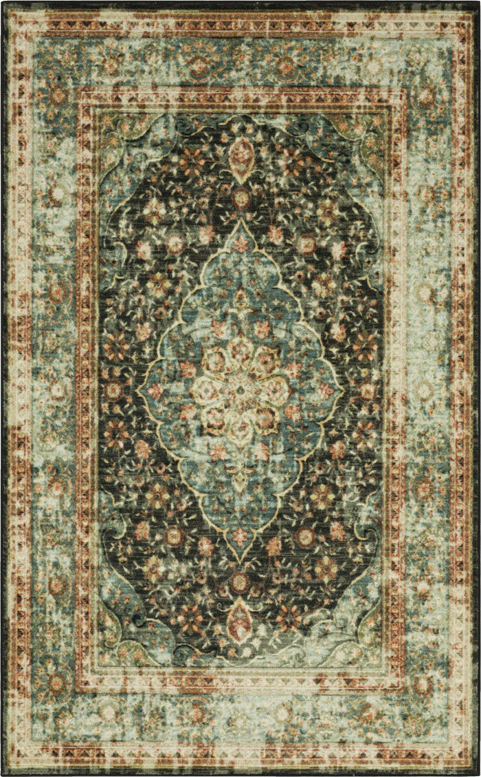 Technicolor Soraya Gray & Blue Area Rug