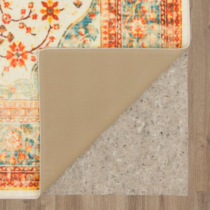 Technicolor Soraya Orange & Blue Area Rug