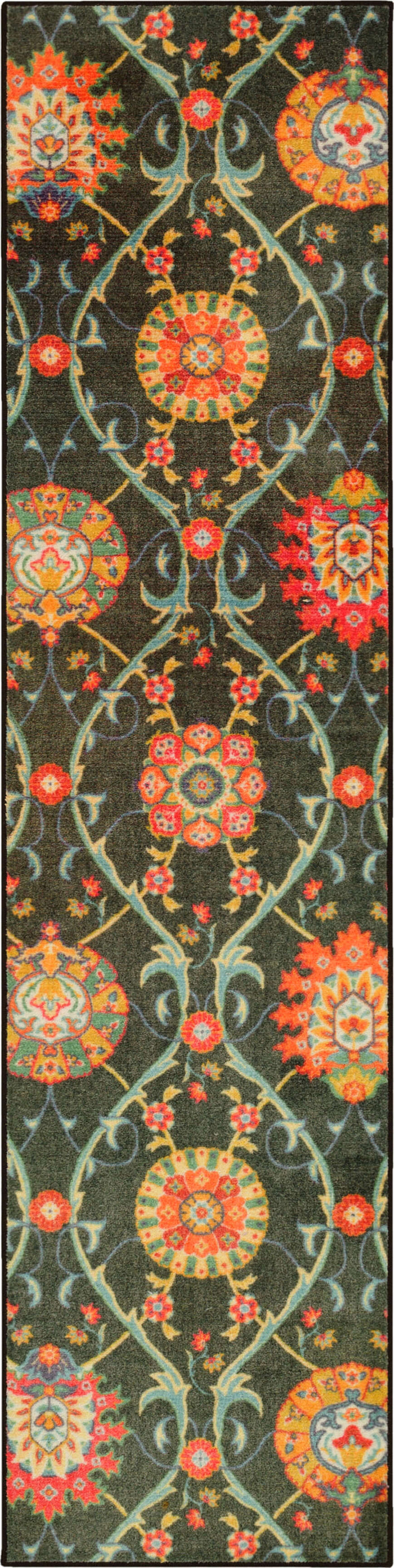 Technicolor Luxe Gray & Blue Area Rug