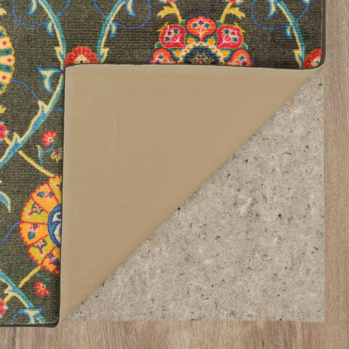 Technicolor Luxe Gray & Blue Area Rug