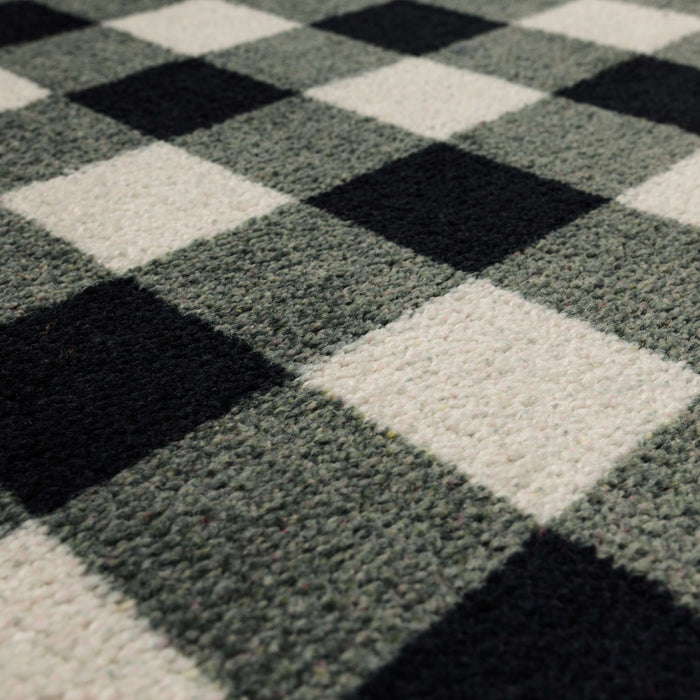 Buffalo Check Black Accent Rug