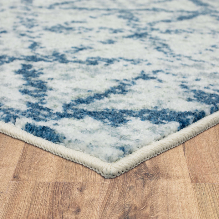 Technicolor Madison Blue Area Rug