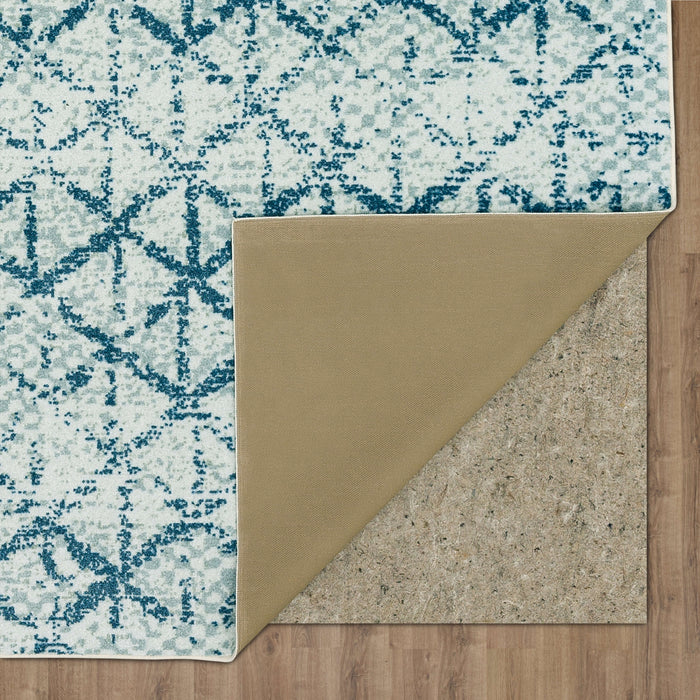 Technicolor Madison Blue Area Rug