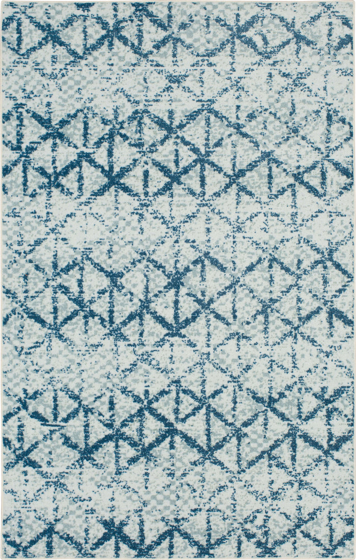 Technicolor Madison Blue Area Rug