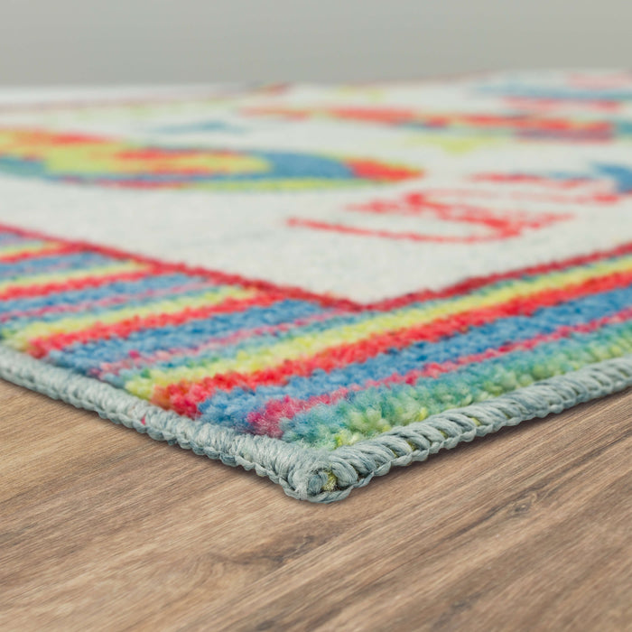 Flip Flops and Fun Multicolor Accent Rug