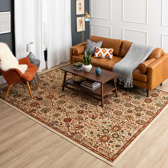 Heritage Braiden Cream Area Rug