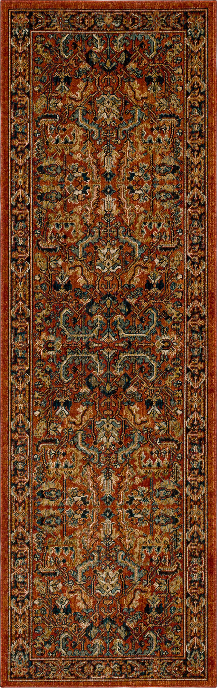 Heritage Broque Red Area Rug
