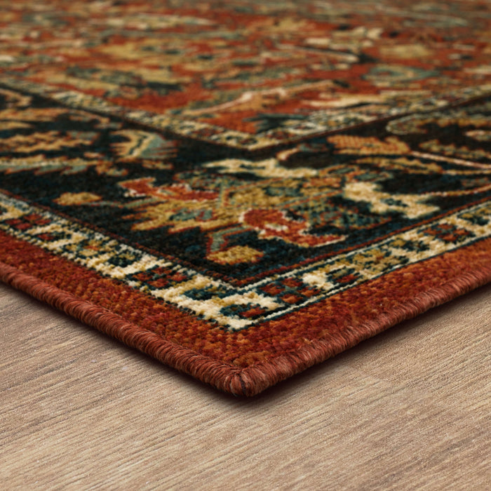 Heritage Broque Red Area Rug