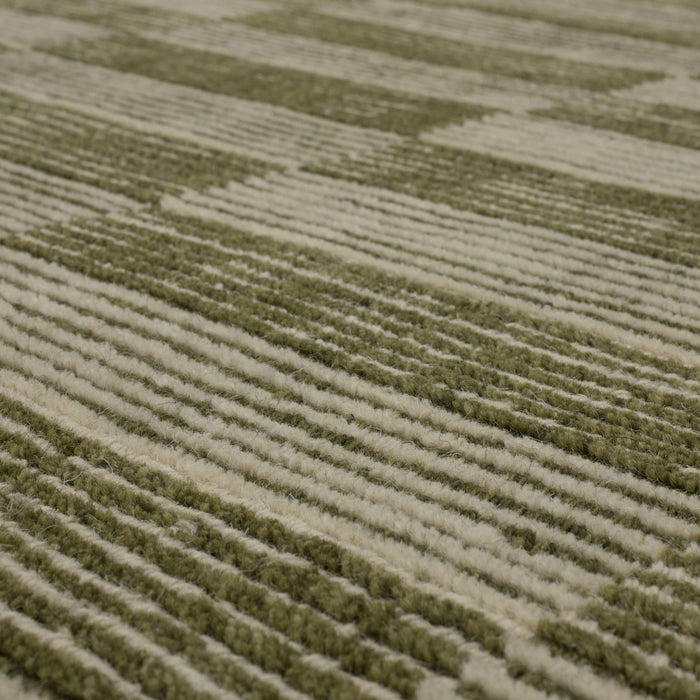 Karastan Broken Stripe Moss by Bobby Berk
