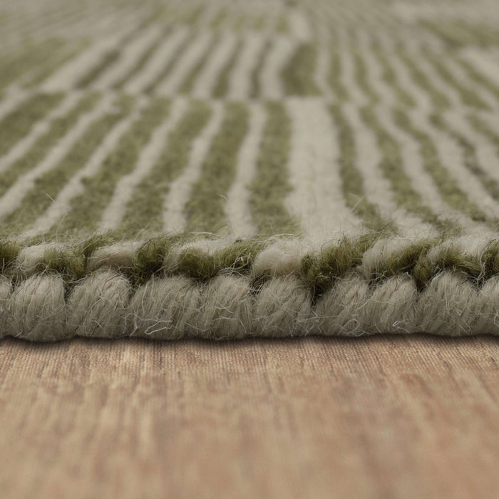 Karastan Broken Stripe Moss by Bobby Berk