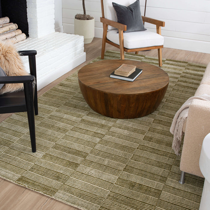Karastan Broken Stripe Moss by Bobby Berk