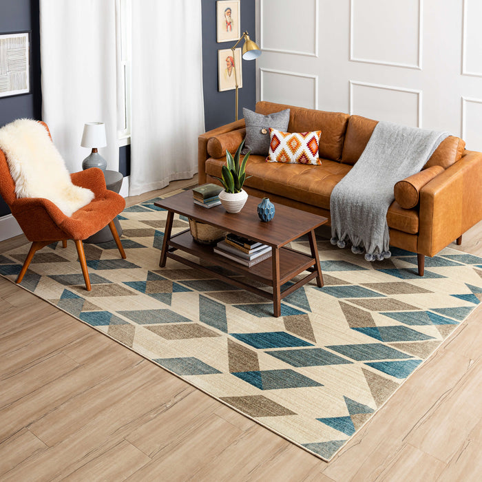Heritage Nina Blue Area Rug