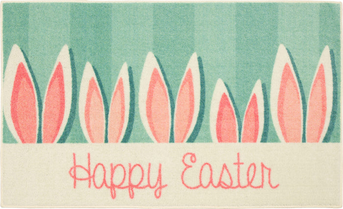 Easter Bunny Ears Blue Mat