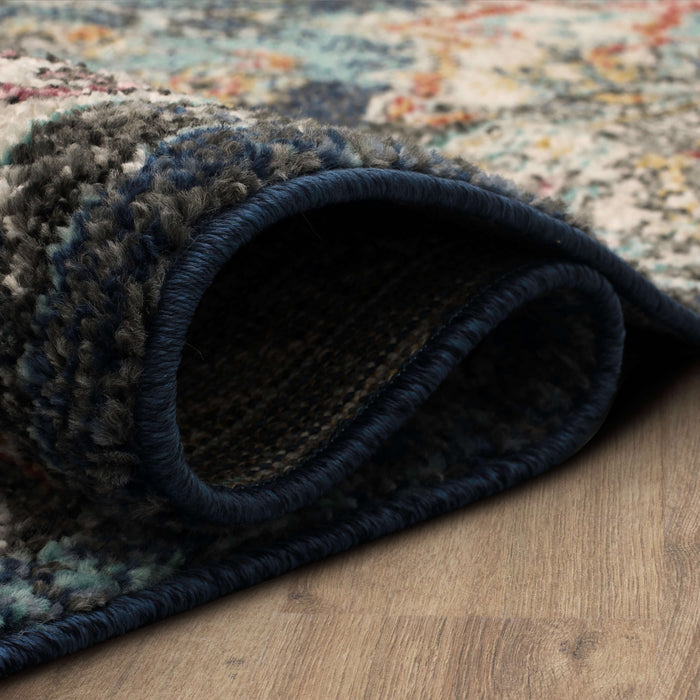 Arden Cain Blue Area Rug