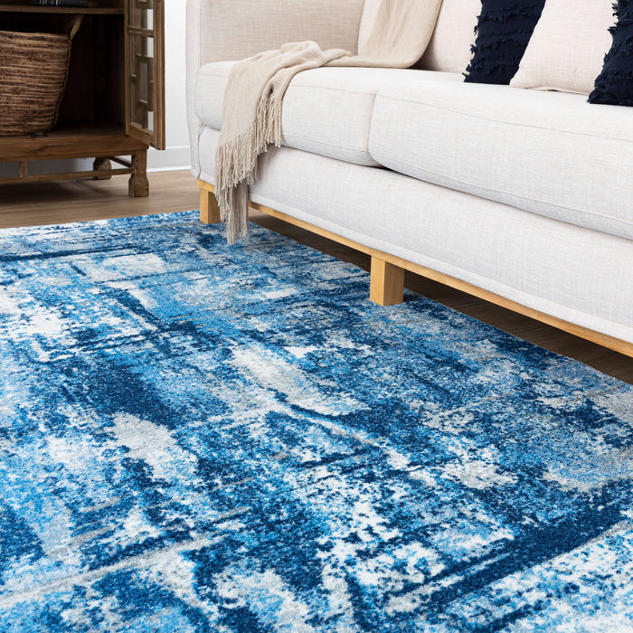 Technicolor Calhoun Blue Area Rug