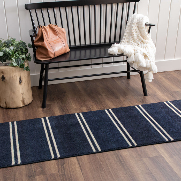 Technicolor Whitney Navy Area Rug