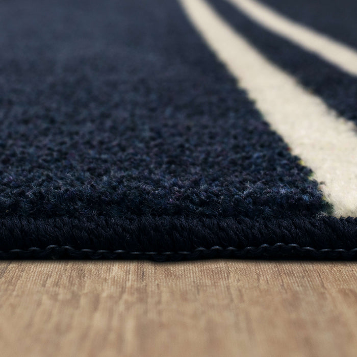 Technicolor Whitney Navy Area Rug