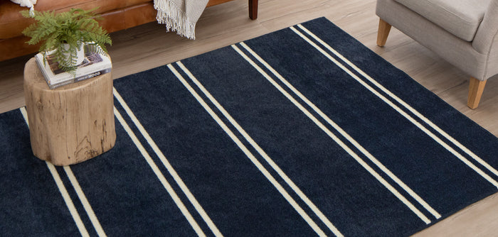Technicolor Whitney Navy Area Rug