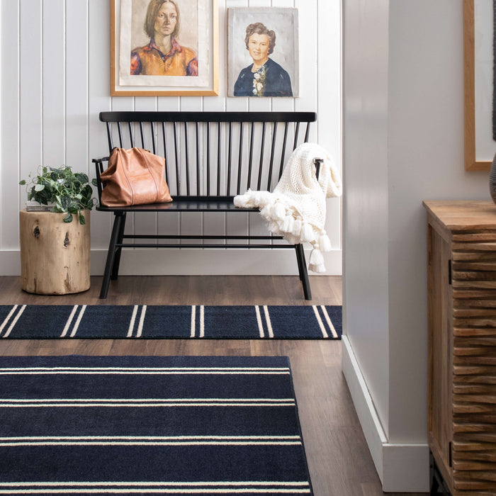 Technicolor Whitney Navy Area Rug