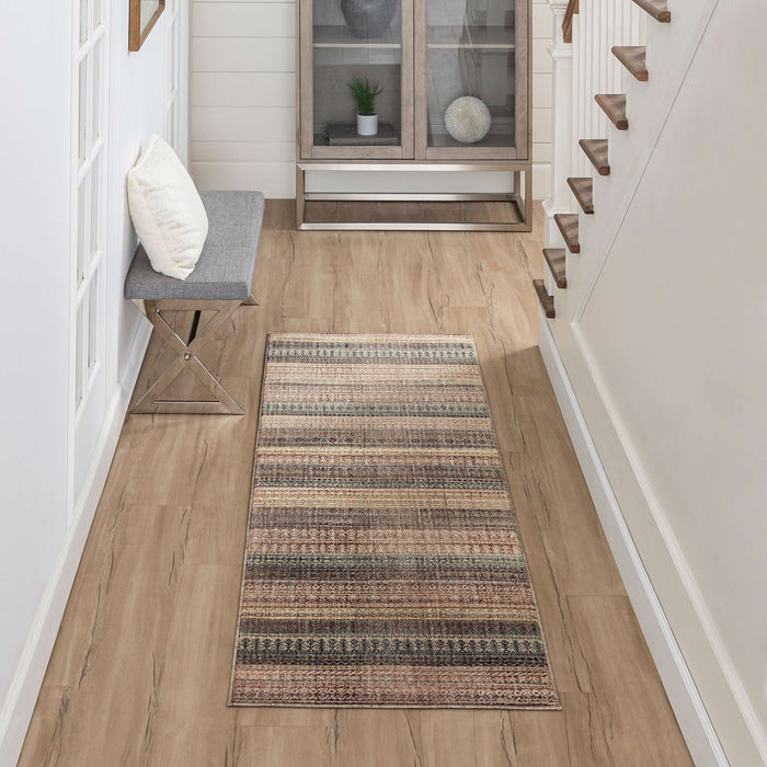 Karastan Echo Caprice Grey Area Rug