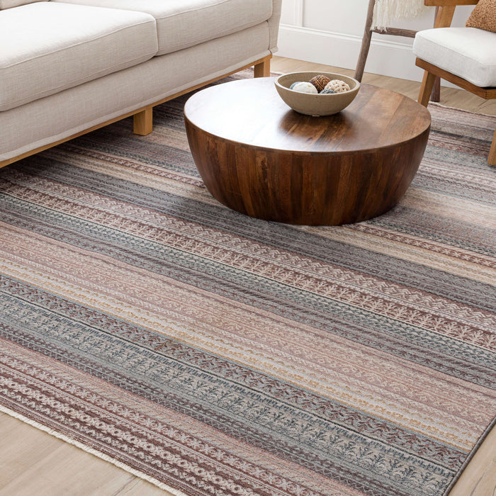 Karastan Echo Caprice Grey Area Rug