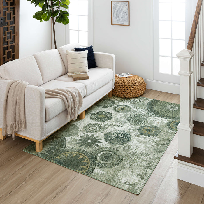 Technicolor Renalt Grey Area Rug