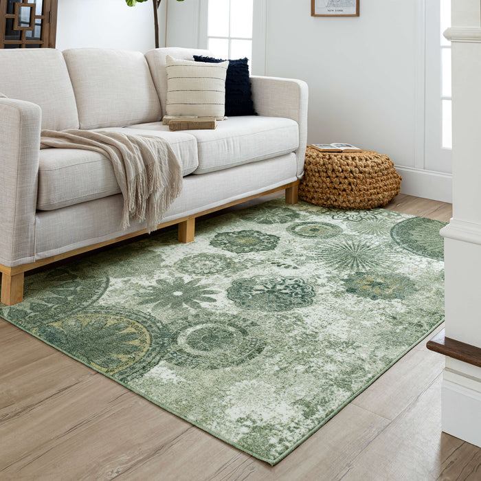Technicolor Renalt Grey Area Rug