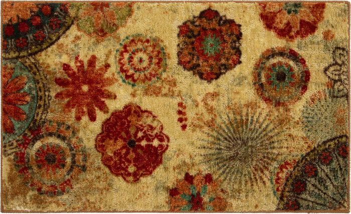 Acropolis Renalt Brown & Orange Area Rug