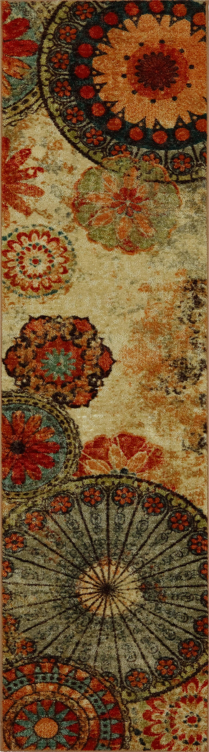 Acropolis Renalt Brown & Orange Area Rug