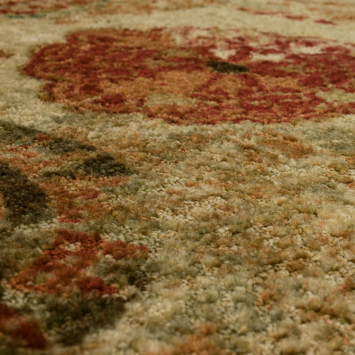 Acropolis Renalt Brown & Orange Area Rug