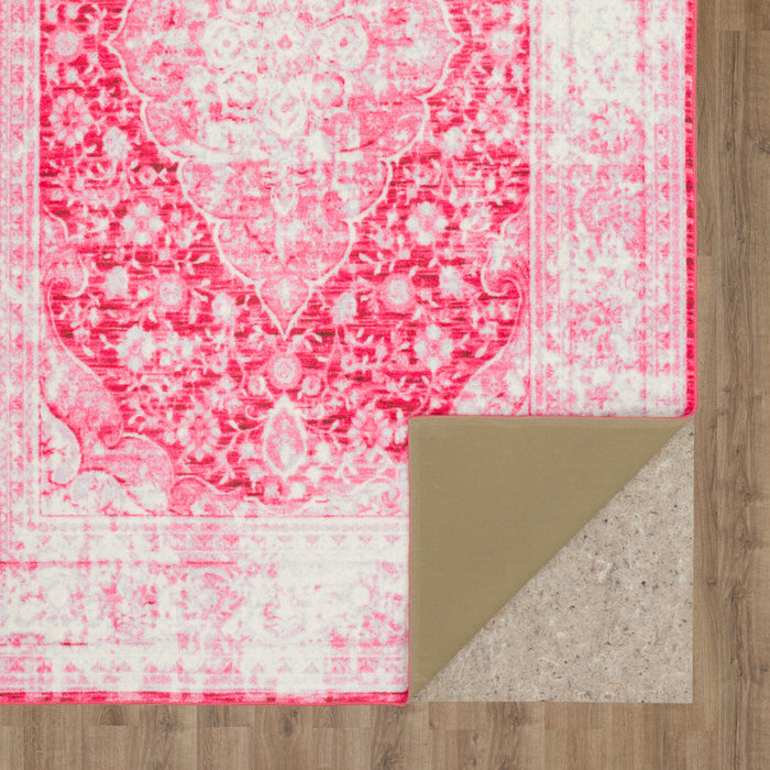 Technicolor Zara Pink Area Rug